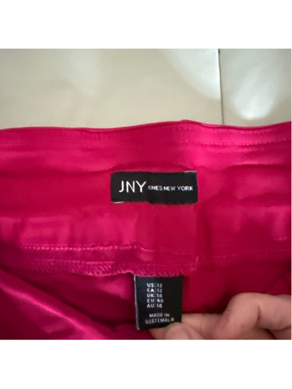 #0236 - Women's Jones New York Pink Straight Leg Pants Size 12 - Picture 2 of 3